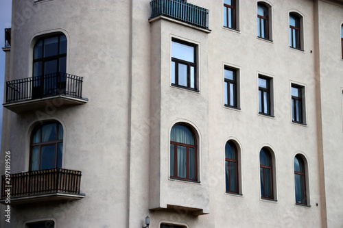 Facade of a classic building in Vienna