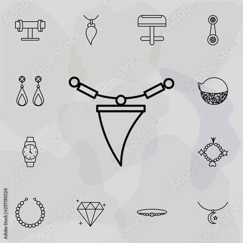 tooth icon. Universal set of jewelry for website design and development, app development