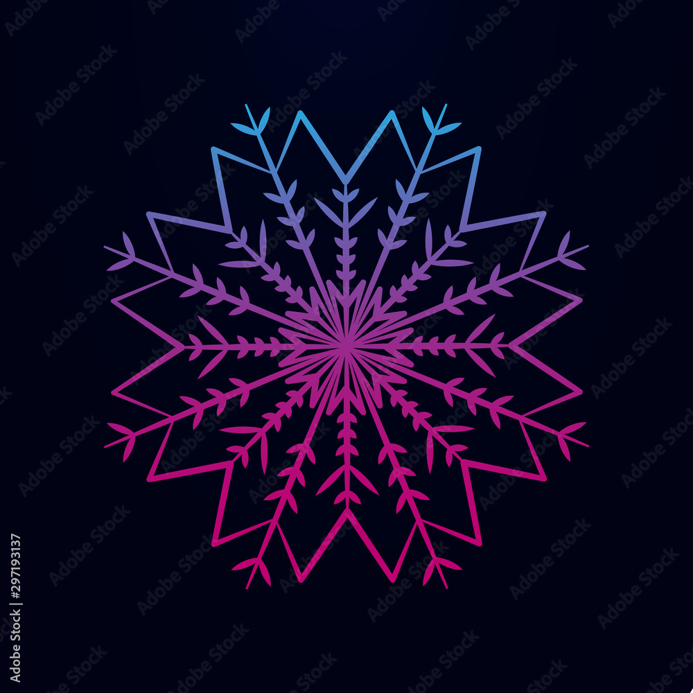 Snowflake nolan icon. Simple thin line, outline vector of snowflake icons for ui and ux, website or mobile application Snowflake nolan icon. Simple thin line, outline vector of snowflake icons for ui and ux, website or mobile application