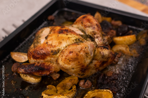 chicken tagine with dates, pumpkin and lemons