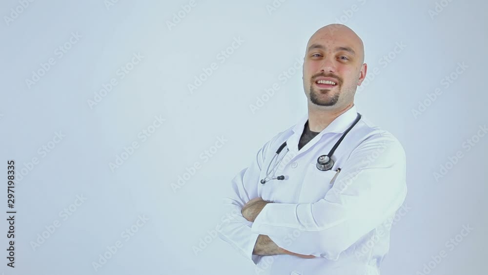 Presentable Doctor Talking To The Camera Presentable Doctor Talking To The Camera