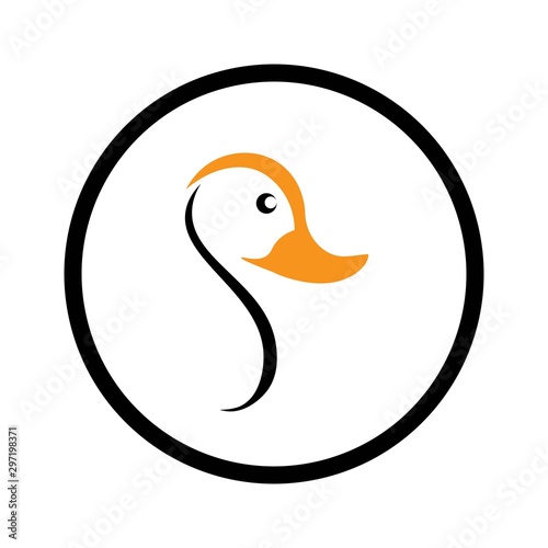 duck logo vector