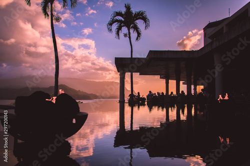 Obraz na płótnie Princeville Resort Kauai w salonie