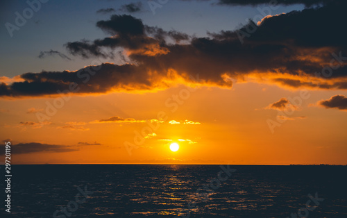 Obraz na płótnie Hawaii Boat Tour Sunset w salonie