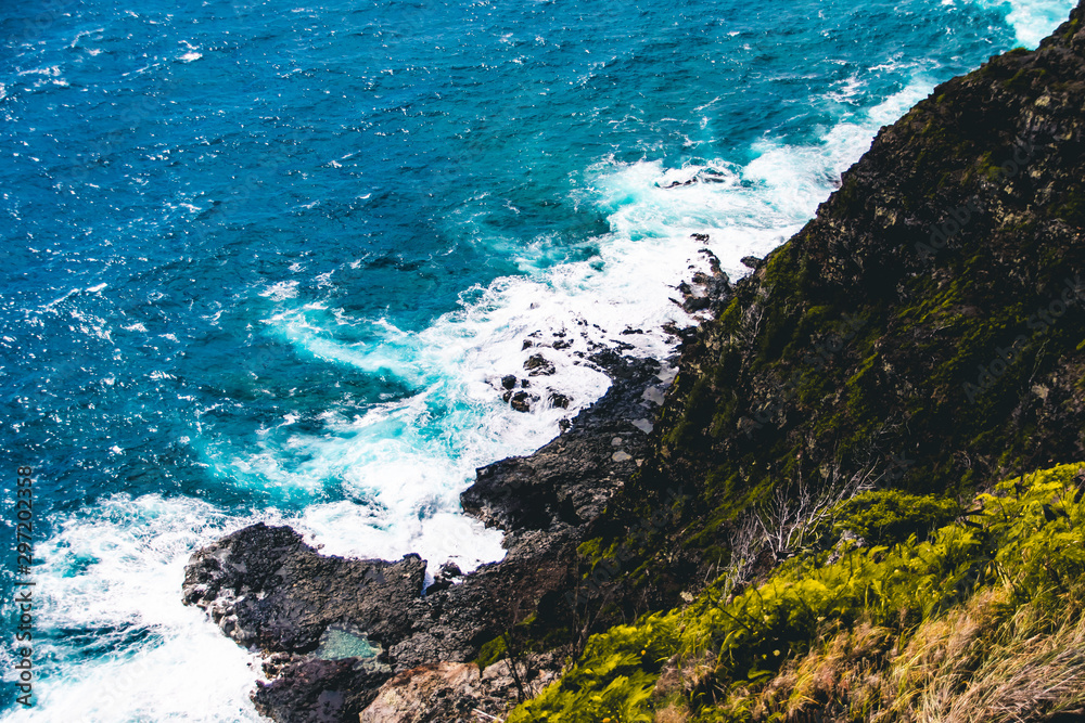 Hawaii Oahu Sea Cliffs