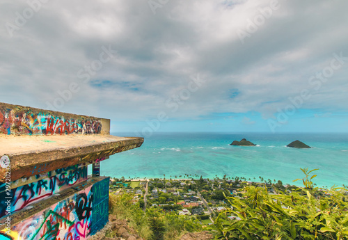 Obraz na płótnie Pillbox Hike Oahu w salonie