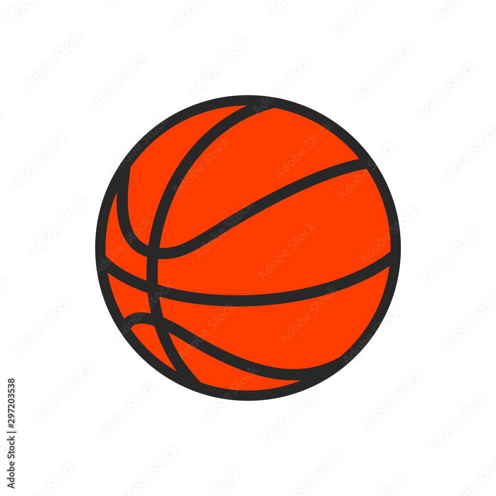 Basketball icon vector symbol illustration EPS 10