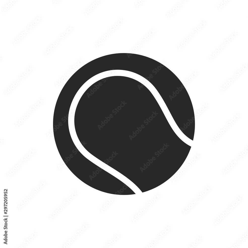 Tennis ball icon vector symbol illustration EPS 10 Tennis ball icon vector symbol illustration EPS 10