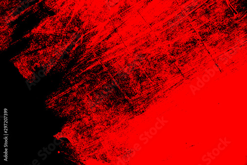 black and red hand painted brush grunge background texture