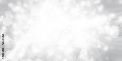 white snow blur abstract background. Bokeh Christmas blurred beautiful shiny Christmas lights © ooddysmile