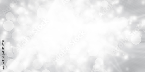 white snow blur abstract background. Bokeh Christmas blurred beautiful shiny Christmas lights