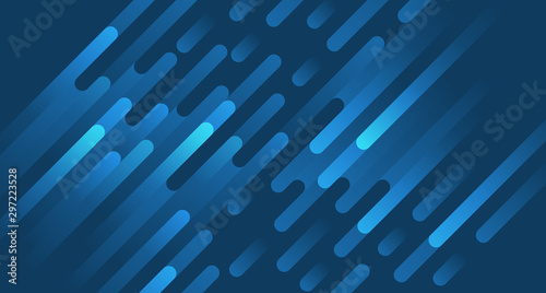 absract modern line rounded tilted design background blue color