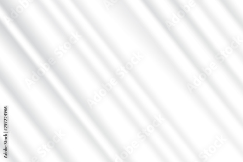 White wrinkle fabric background, abstract vector