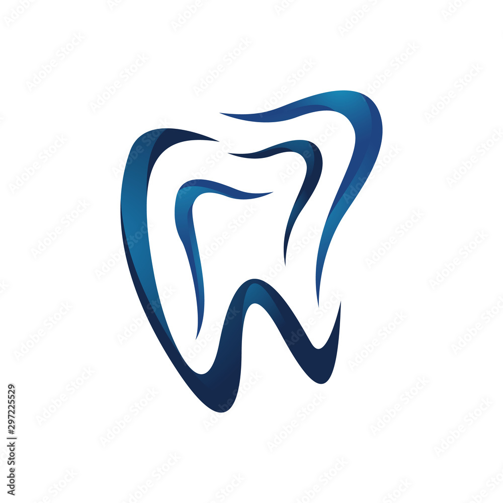 popular 3d dentist stomatology medical dental clinic logo design vector template popular 3d dentist stomatology medical dental clinic logo design vector template