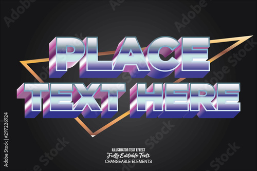 colorful gradient modern art font, with 3D effect, cool hype logotype brand design