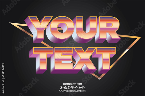 colorful gradient modern art font, with 3D effect, cool hype logotype brand design