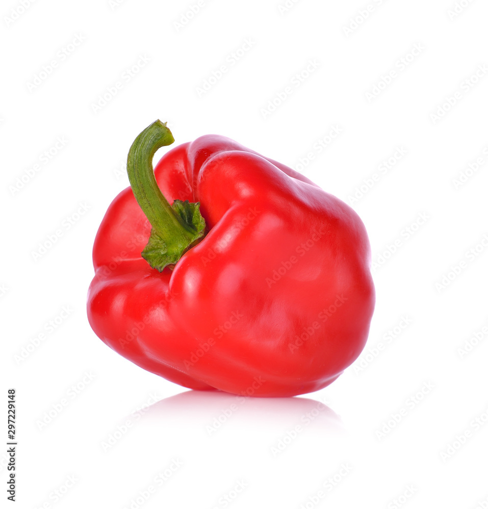 Sweet pepper isolated on white background Sweet pepper isolated on white background