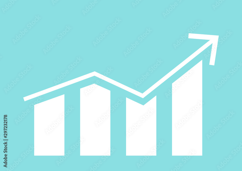 Business graph icon element investment concept. Business graph icon element investment concept.