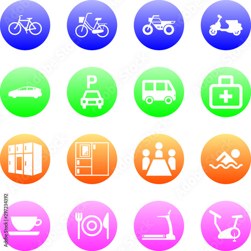 共用施設ピクトグラム2 facilities pictogram