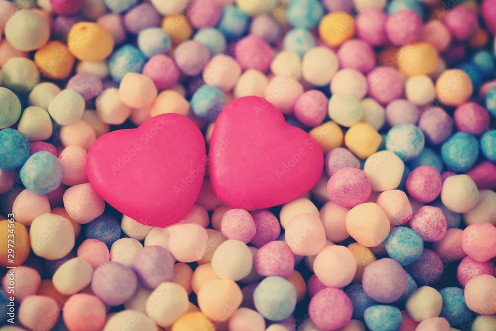 Sweet candy heart symbol for love concept. Sweet candy heart symbol for love concept.