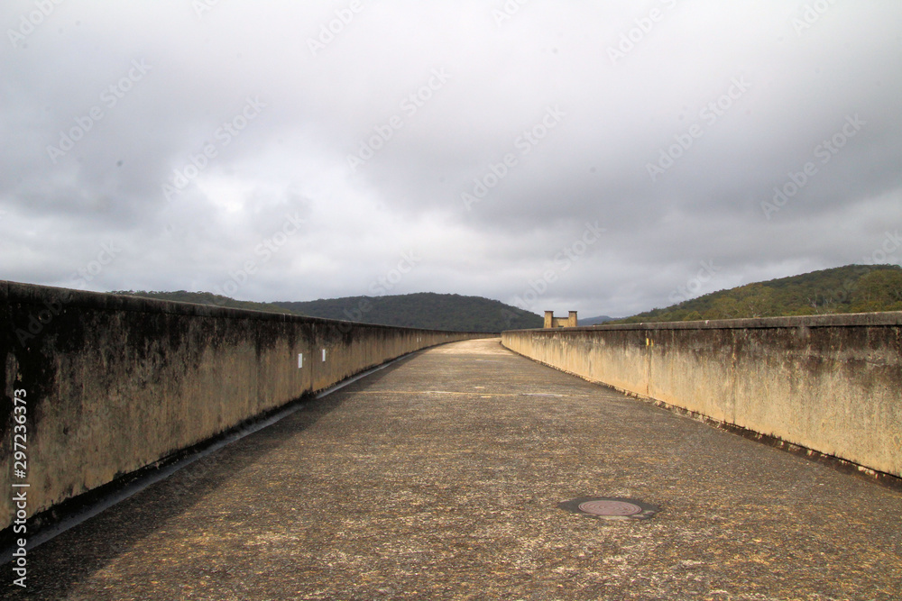 Roadway on the Top of Cordeaux Dam Wall