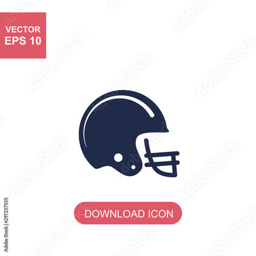 vector American football helmet