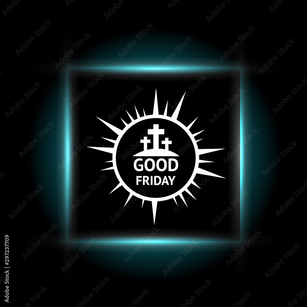 Naklejka premium Good Friday vector illustration