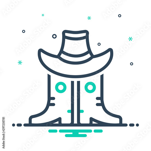 mix icon for western 