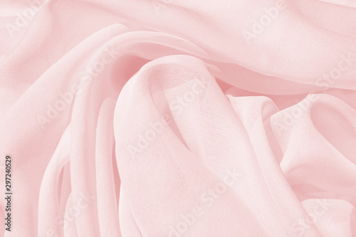 Light draped chiffon fabric...