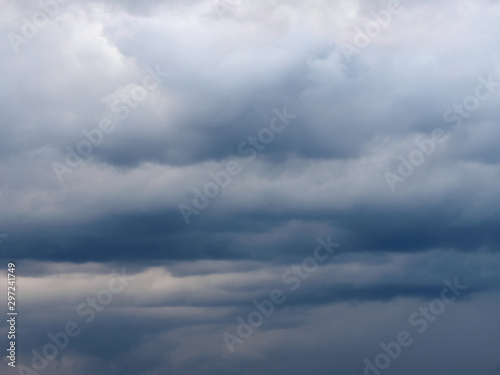 Fototapeta Naklejka Na Ścianę i Meble -  Gray rain clouds. Weather concept