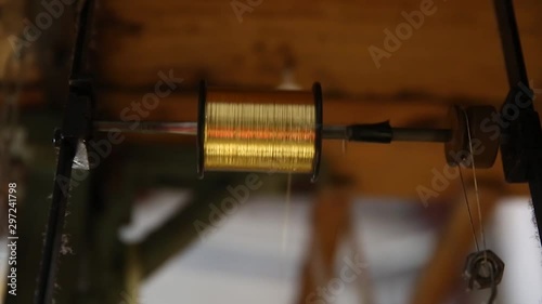 Japanese traditional weaving machine