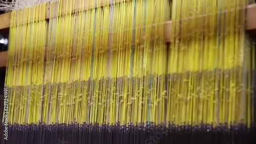 Japanese traditional weaving machine