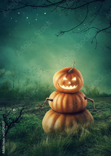 Fototapeta Pumpkin man