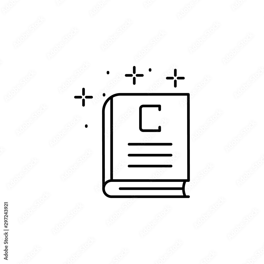 Book copywriting icon. Element of copywriting icon Book copywriting icon. Element of copywriting icon