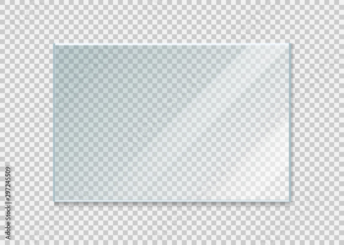 glass windowisolated on white background. Vector illustration. photo