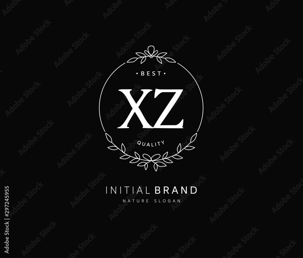 X Z XZ Beauty vector initial logo, handwriting logo of initial signature, wedding, fashion, jewerly, boutique, floral and botanical with creative template for any company or business. X Z XZ Beauty vector initial logo, handwriting logo of initial signature, wedding, fashion, jewerly, boutique, floral and botanical with creative template for any company or business.