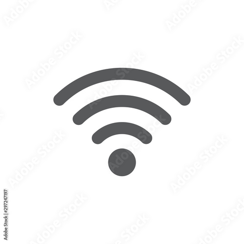 Signal icon on white background