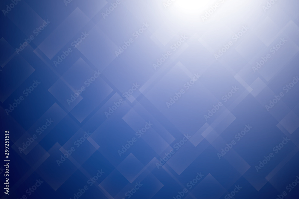Obraz premium Abstract geometric blue and white color background. Vector, illustration.