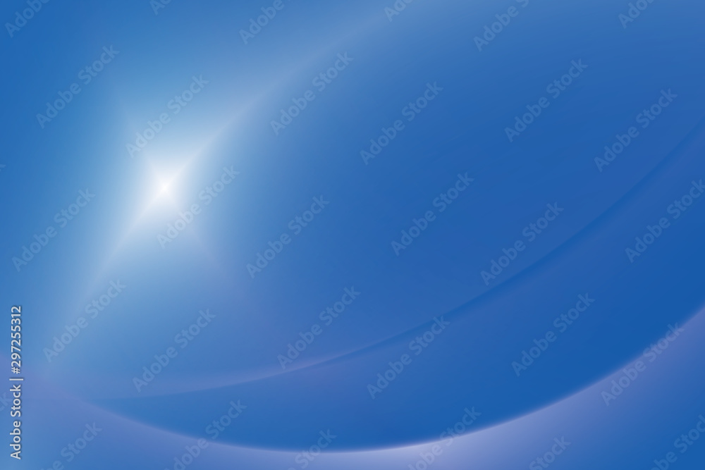 Naklejka premium Abstract geometric blue and white color background. Vector, illustration.
