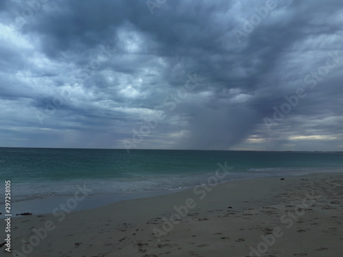 nice clouds on a beach in Western Australia