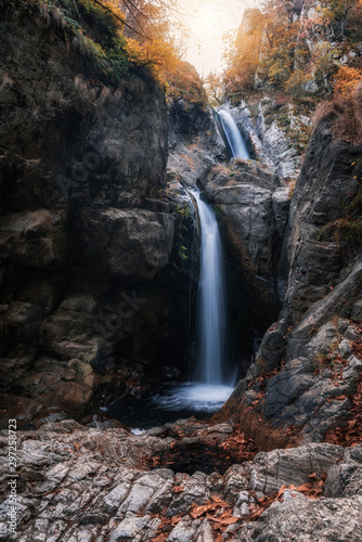 Fotinovo waterfalls  Fotinski waterfall  in autumn  Rhodopes Mountain  Bulgaria