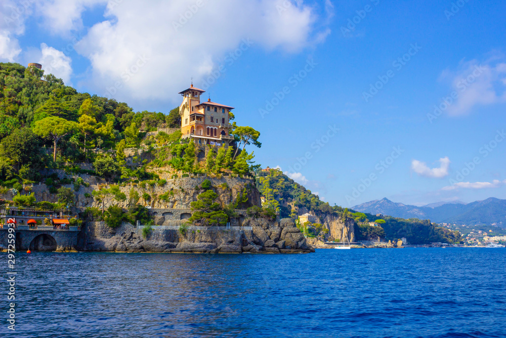 Seaside villas near Portofino in Italy