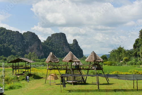 Limestone mountains and beautiful accommodation