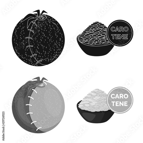 Vector illustration of test and synthetic icon. Set of test and laboratory vector icon for stock.