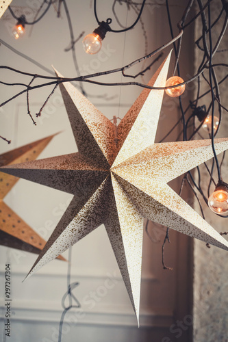 star christmas decorations for hanging on the ceiling