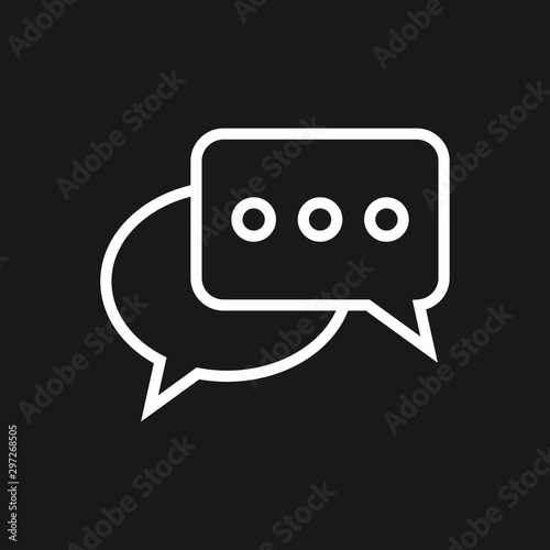 Communication vector icons