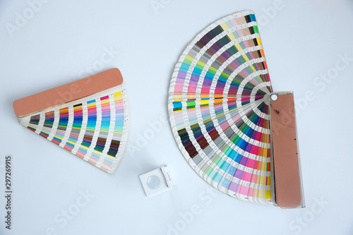 Sample colors catalogue pantone or colour swatches book photo