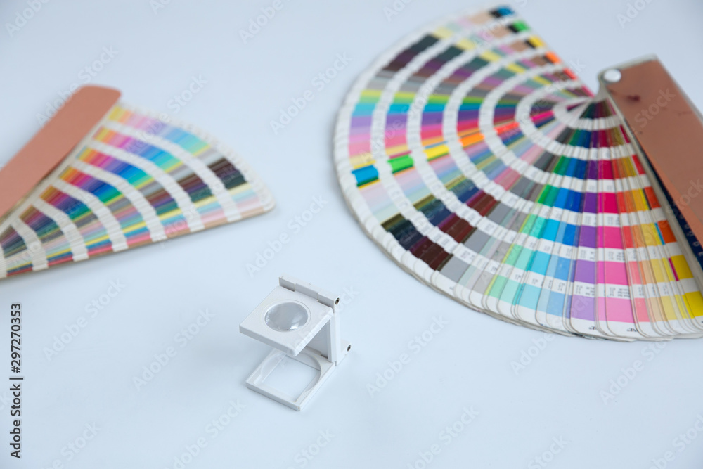 Sample colors catalogue pantone or colour swatches book Stock Photo ...