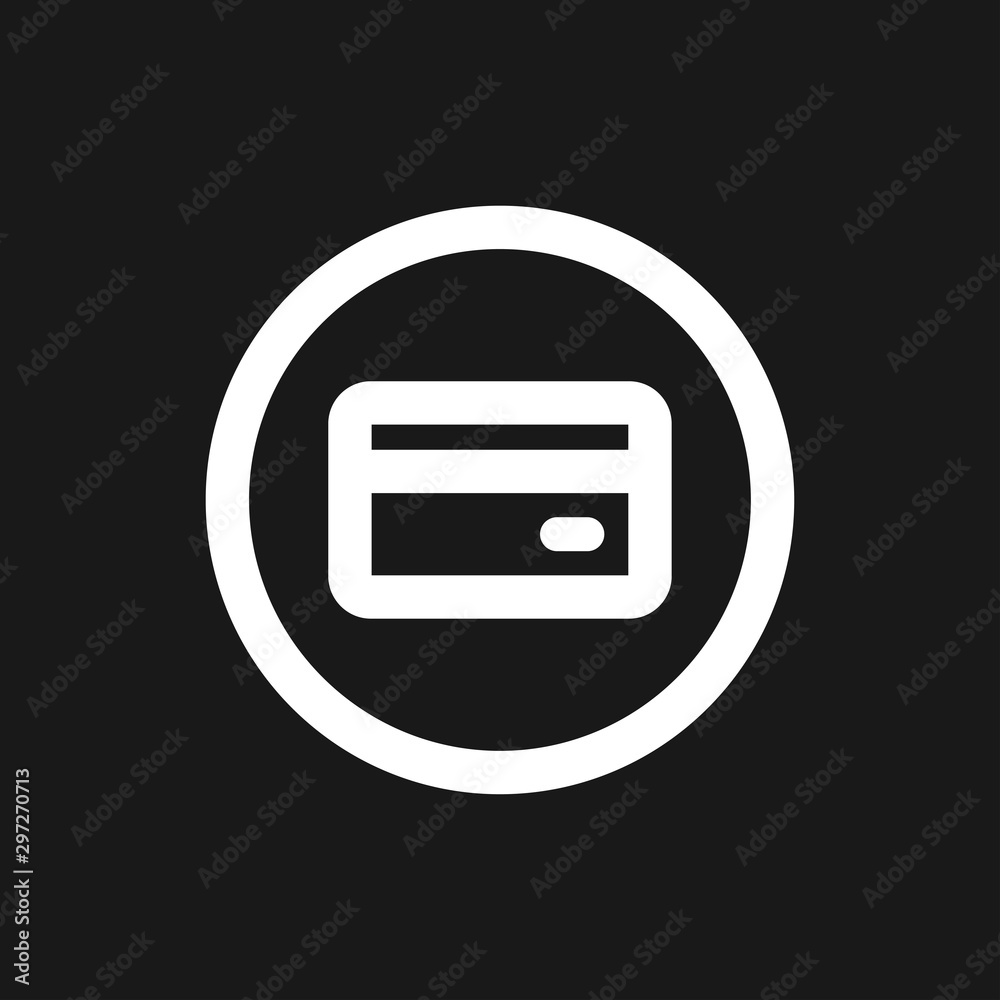 Credit Card icon vector, in trendy flat style Credit Card icon vector, in trendy flat style