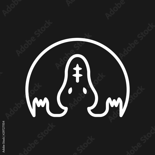 Crocodile icon. zoo animal flat design. vector symbol